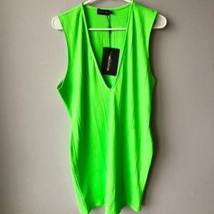 Neon Green Dress